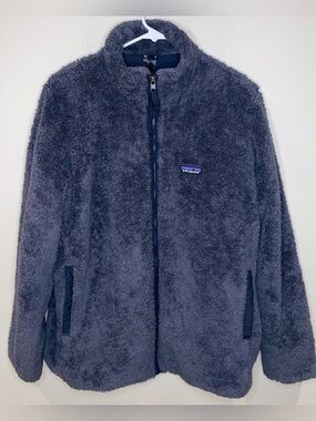 Patagonia Woman’s Los Gatos Fleece Jacket Size XL Bluish Gray 25212 Outdoors